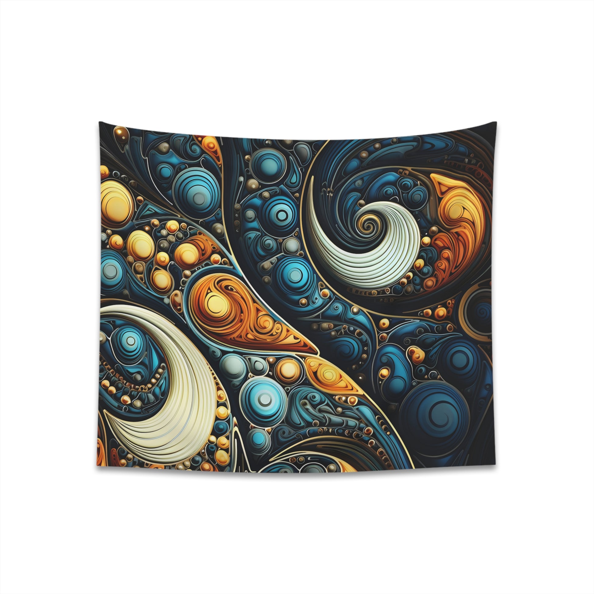 "Fractal Dimensions Tapestry - Infinite Patterns, High-Quality Material, Great Gift - BenCPrints"