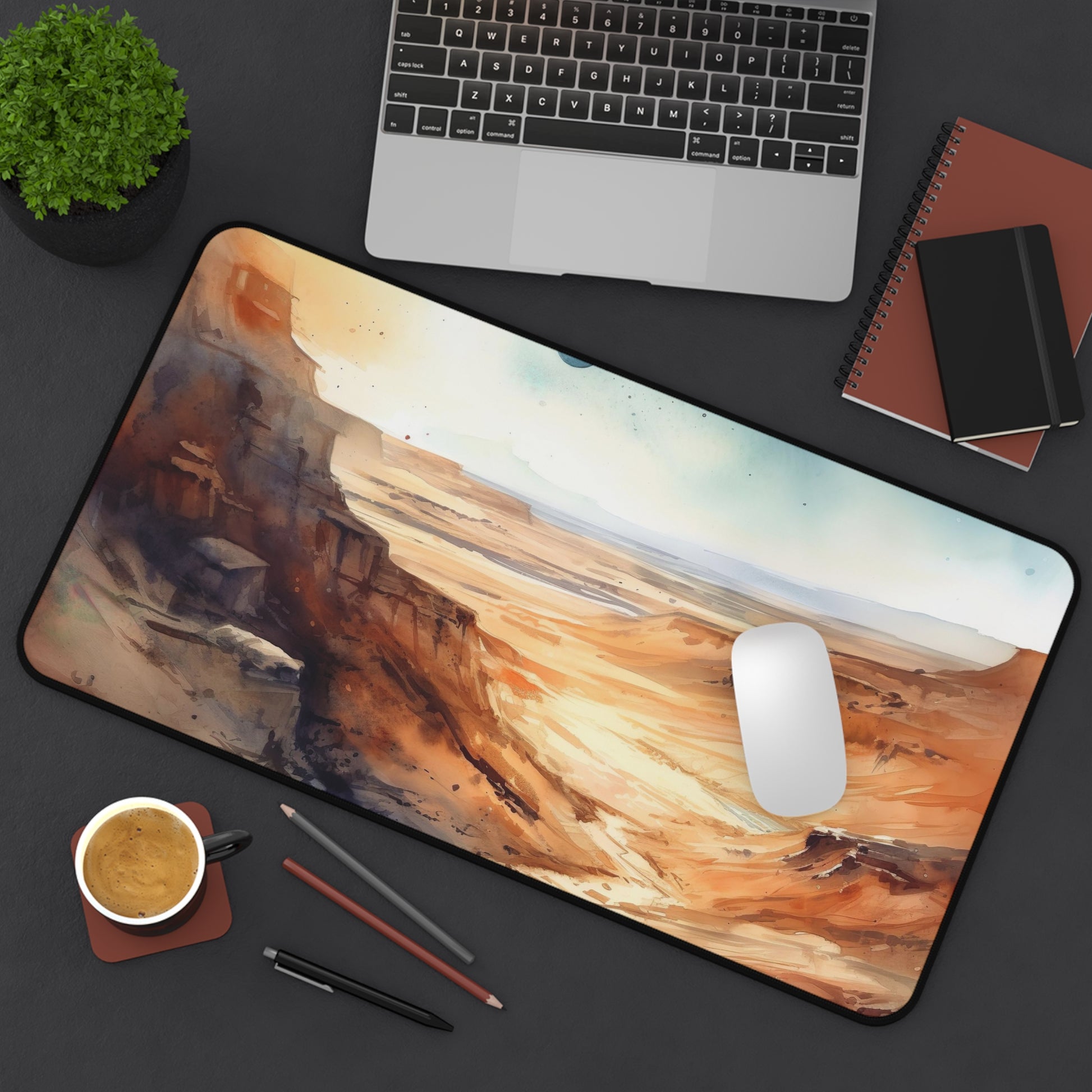 Baron Desert Desk Mat - Add Sophistication to Workspace with Earth Tones 