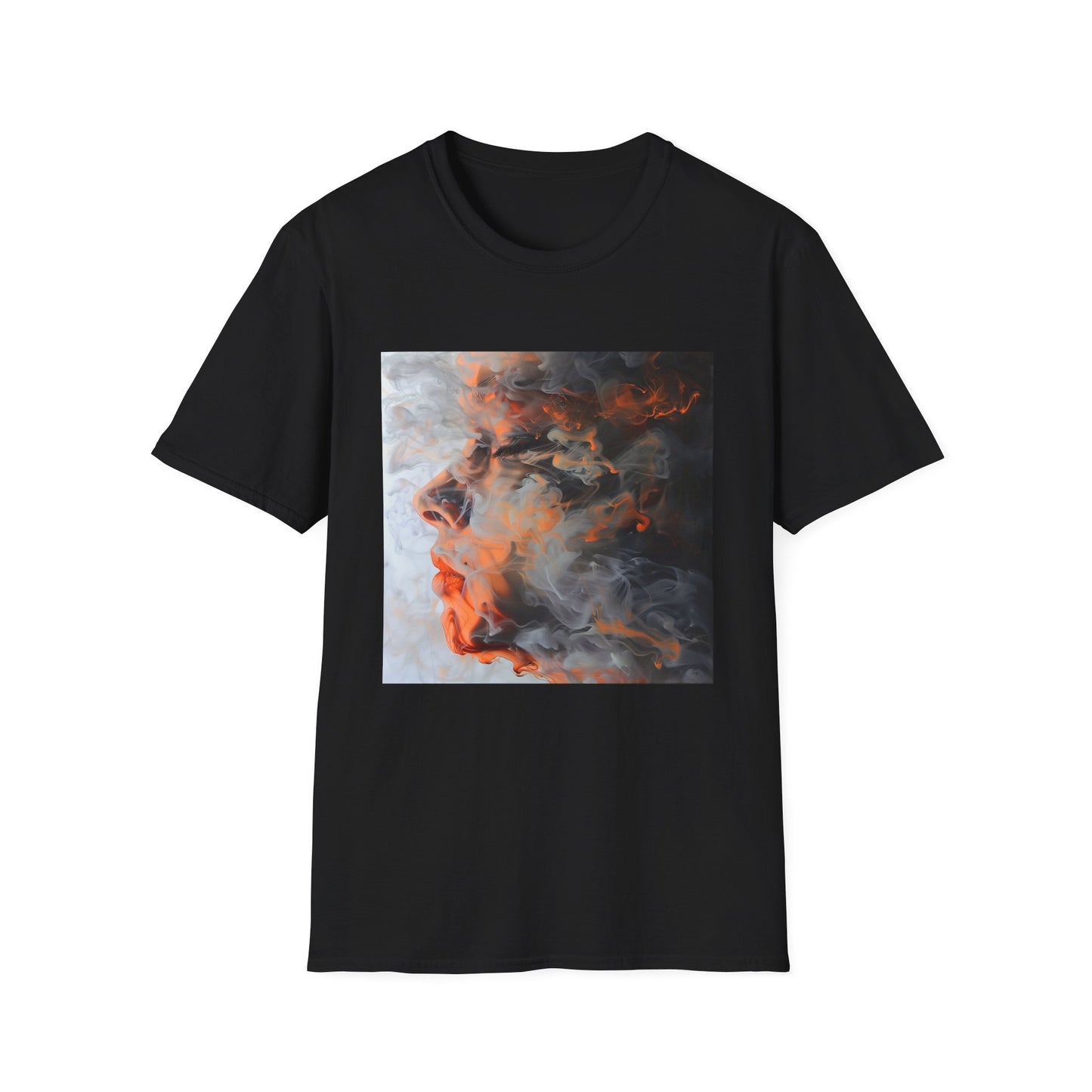 Ephemeral Elegance: An Abstract Smoke Masterpiece | T-Shirt | DTG, Men's Clothing, Regular fit, T-Shirts, Unisex, Women's Clothing | Prints with Passion