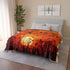 Sunset Made of Music Notes — Plush Fleece Throw Blanket — Product Detail View 12