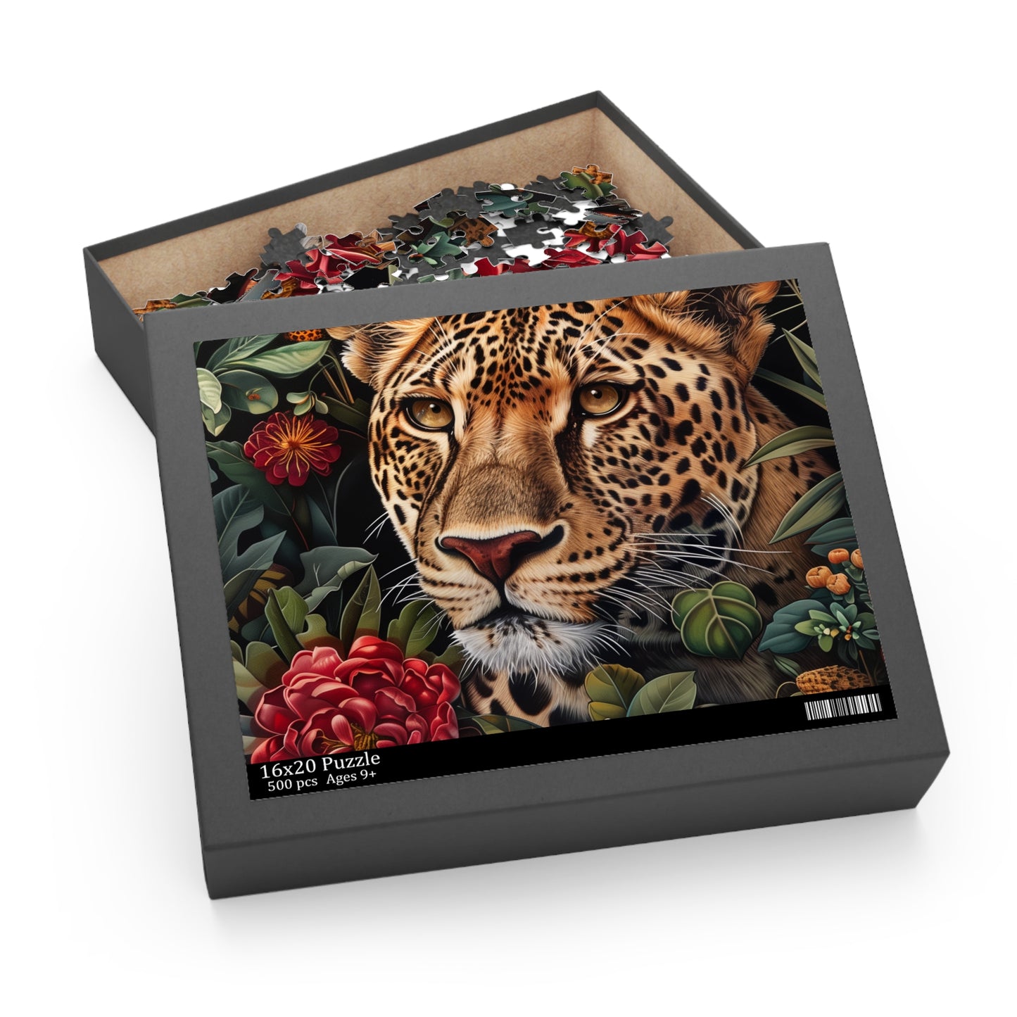 "Stunning Cheetah Wildlife Jigsaw Puzzle – piece together the majesty of a cheetah in its natural habitat"