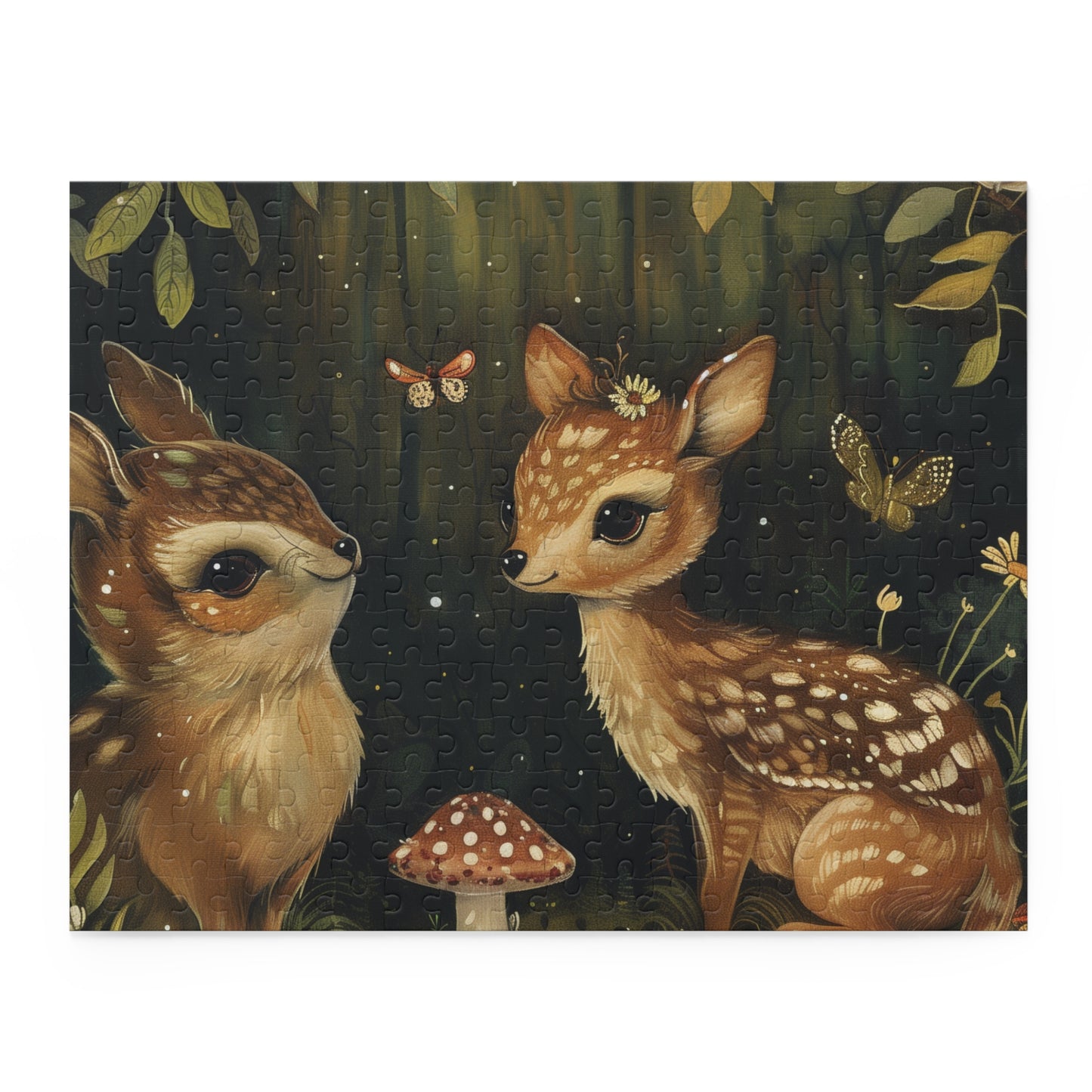 "Enchanting Woodland Creatures Jigsaw Puzzle - Perfect for Animal Lovers and Puzzle Enthusiasts"