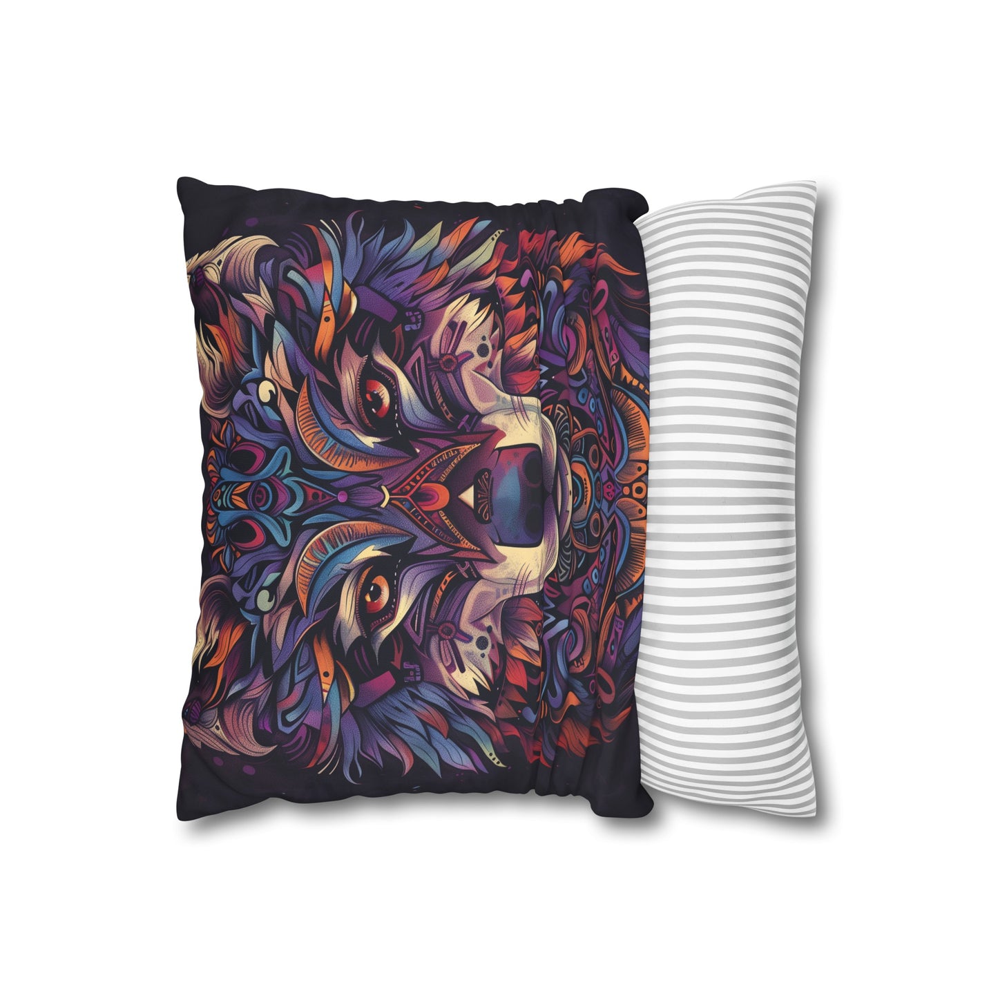 "Totem Dreams Pillowcase - Intricate tribal design for a mystical touch to your sleep | High-quality material, comfortable, stylish - perfect for all seasons | Makes a great gift"