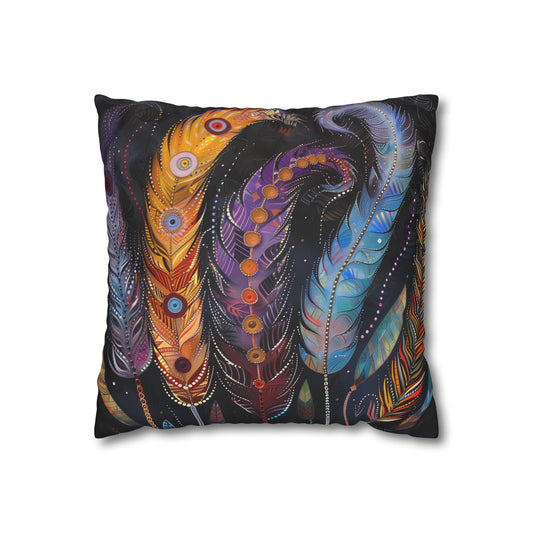 Feathered Dreams Pillowcase | Pillow Cases | All Over Print, AOP, Bed, Bedding, Home & Living, Indoor, Pillow Case, Pillow Covers, Pillows & Covers, Sublimation | Prints with Passion