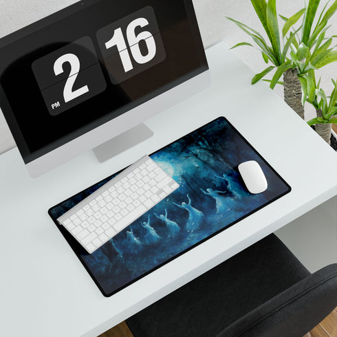 Forest Spirits Dancing in Moonlight — XL & XXL Desk Mat — Product Detail View 7