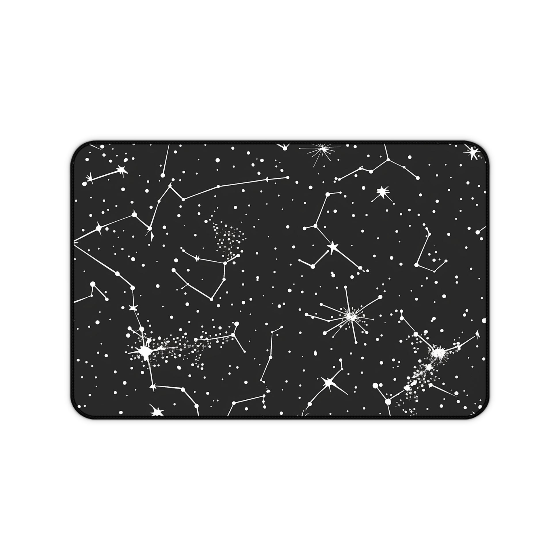 "Starry Night Desk Mat featuring constellation stars for celestial workspace vibes"