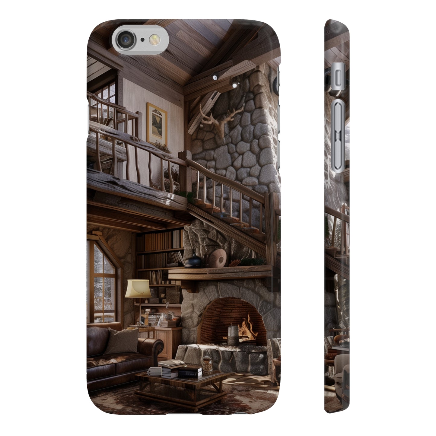 Cabin in the Woods: Rustic Mountain Phone Case