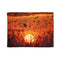 Sunset Made of Music Notes — Plush Fleece Throw Blanket — Full Flat Artwork View