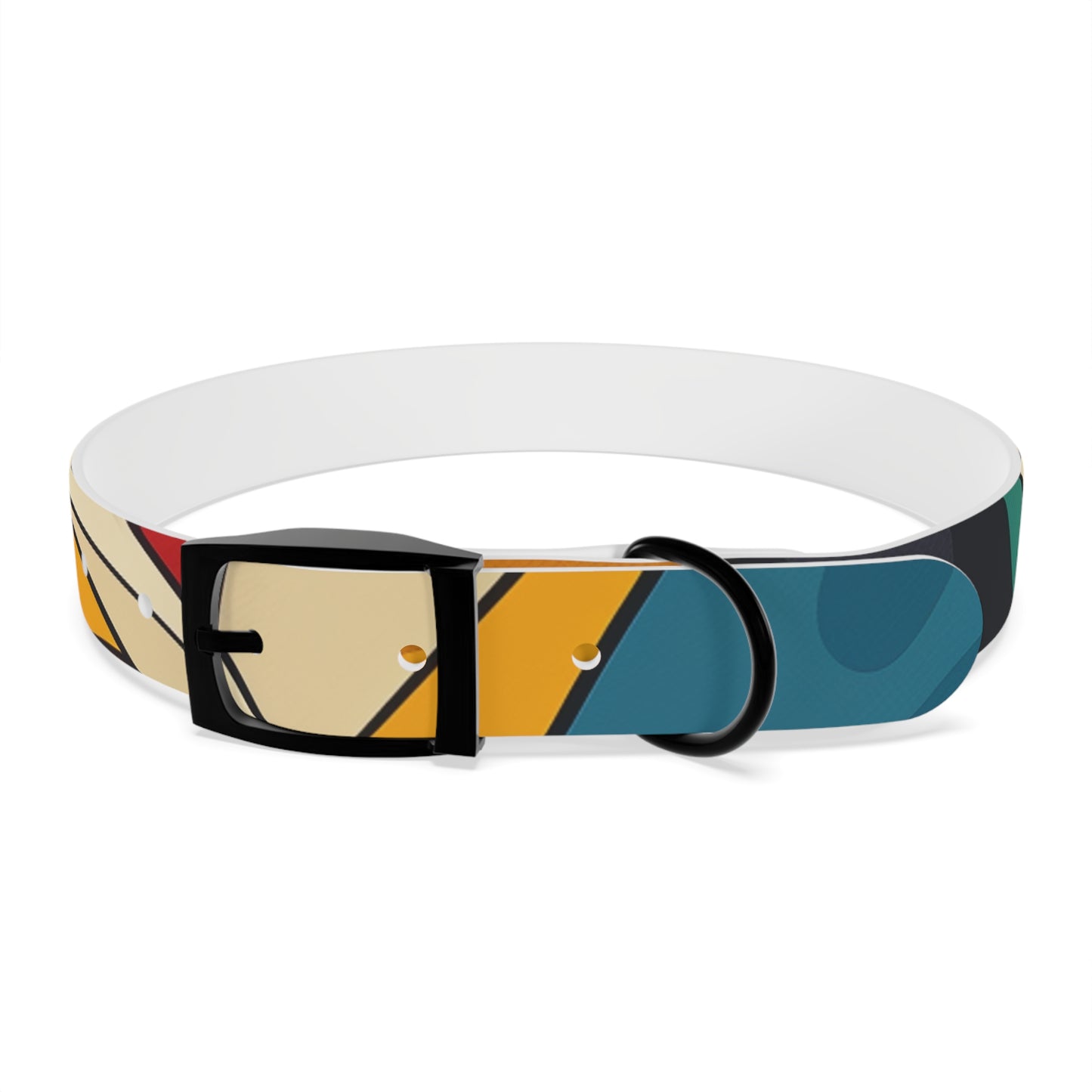 Retro Waves Dog Collar: Vibrant & Stylish