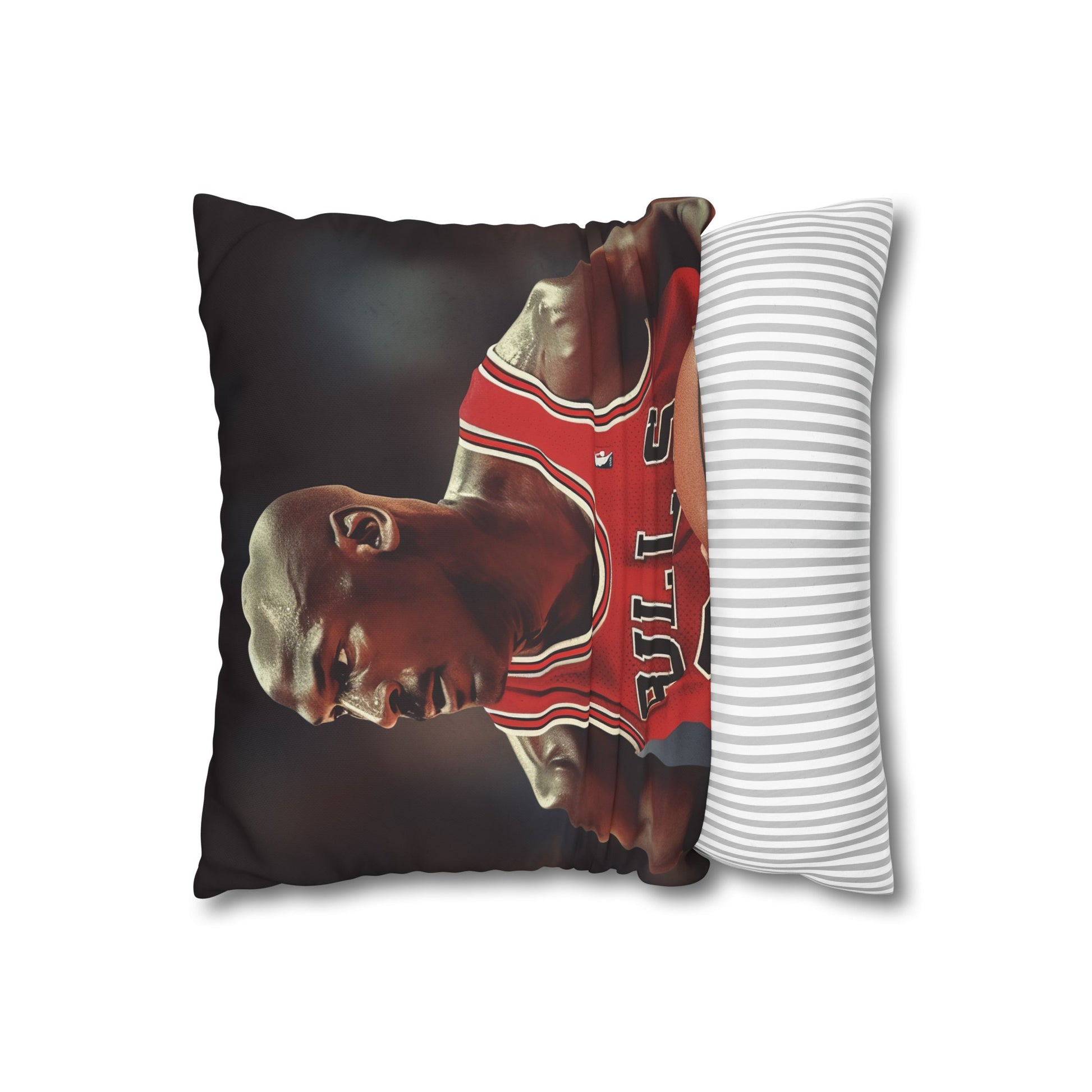 "Chicago Bulls Legend Pillowcase - Michael Jordan design, high-quality material, comfortable & stylish. Perfect for fans & makes a great gift. Shop now!"