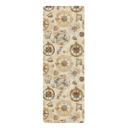 Explore Your Practice: Vintage Map Yoga Mat