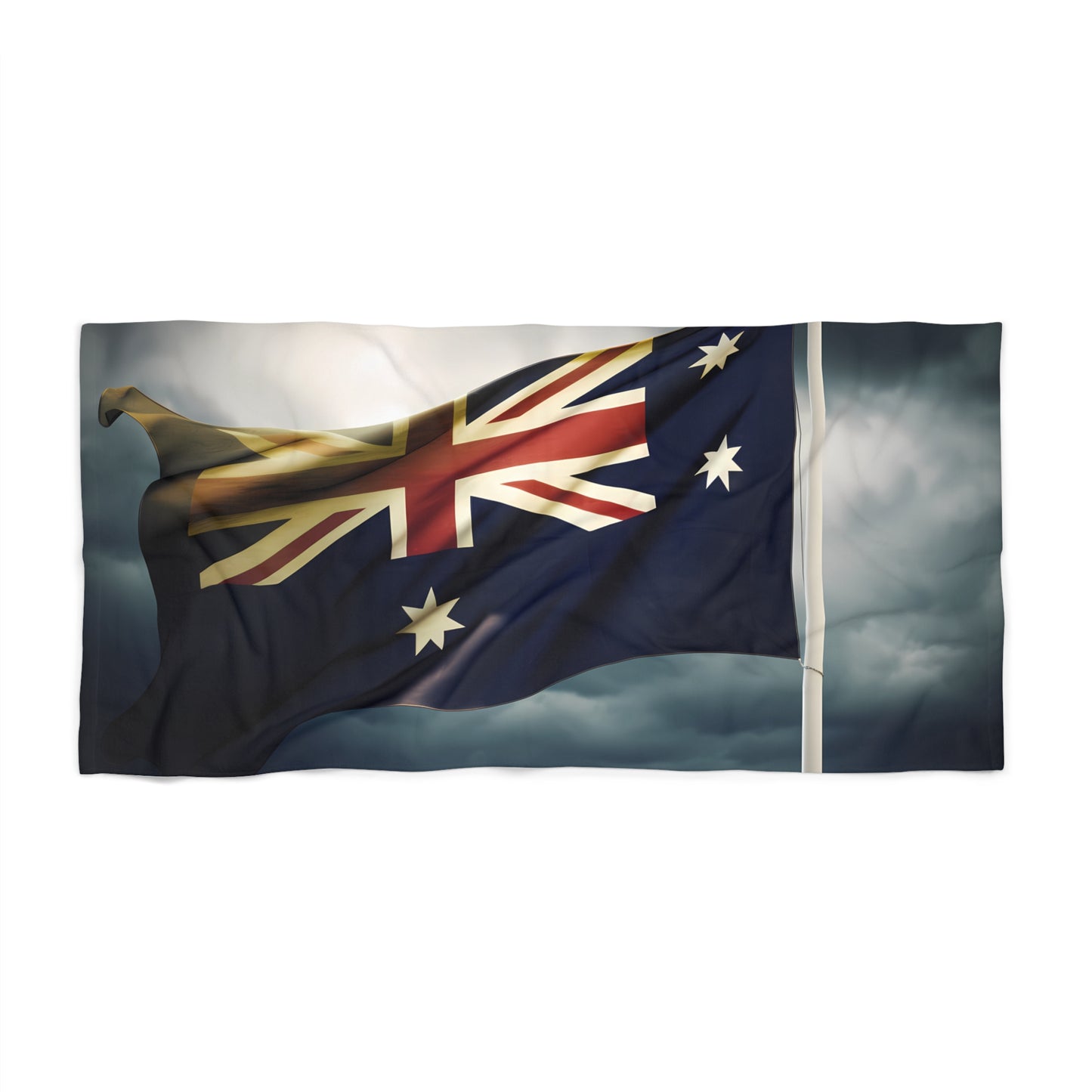 Shop our collection of Australian flag beach towels for sale. Perfect for showing off your patriotism at the beach or poolside. Made of soft