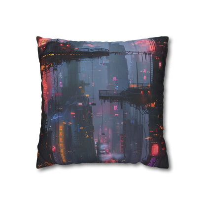 Neon City Nights Pillowcase | Pillow Cases | All Over Print, AOP, Bed, Bedding, Home & Living, Indoor, Pillow Case, Pillow Covers, Pillows & Covers, Sublimation | Prints with Passion