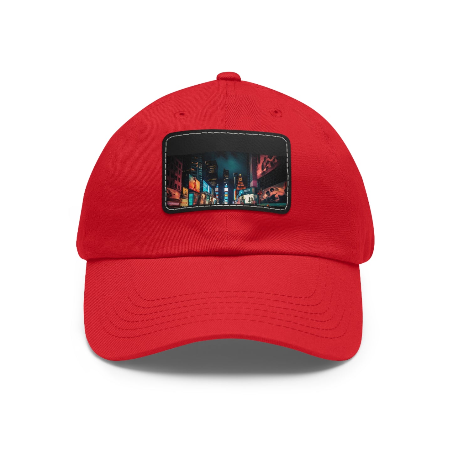 Times Square Nights Embroidered Baseball Cap