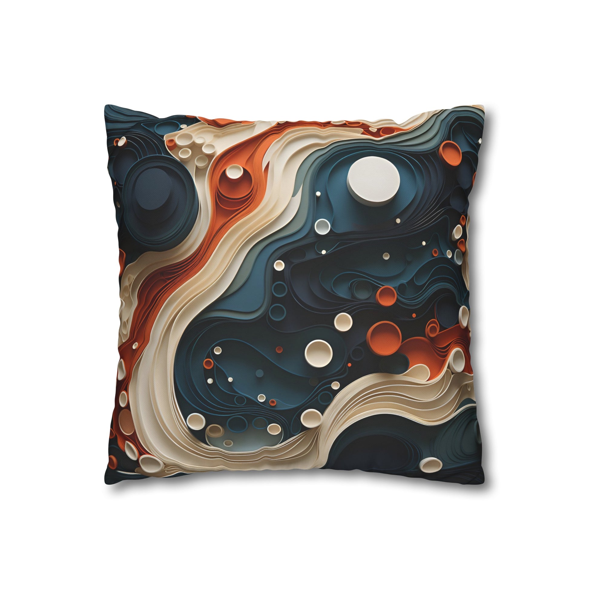 "Mike Ruiz Xuliban Amoeba Dreams Pillowcase - Vibrant and Hypnotic Design for Stylish Comfort"