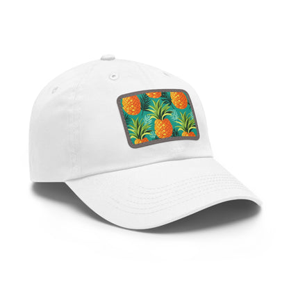 Tropical Twist Pineapple Print Cap