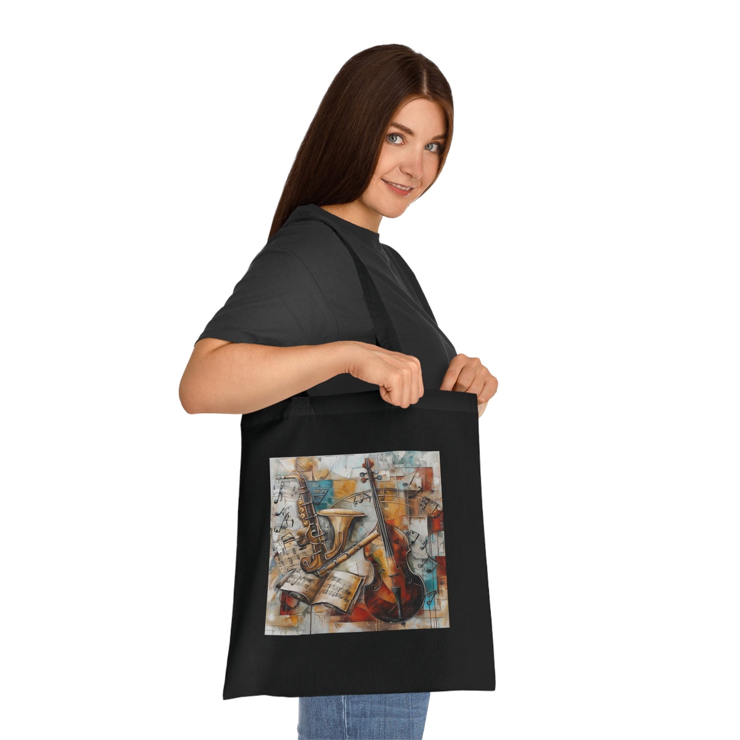 Musical Notes Tote Bag | Tote Bag | Accessories, Bags, Cotton, DTG, Totes | Prints with Passion