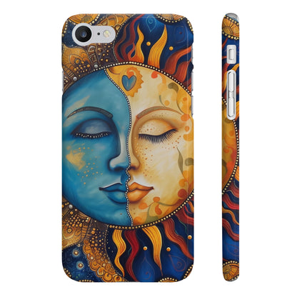 Sun & Moon Harmony: Mandala Phone Case