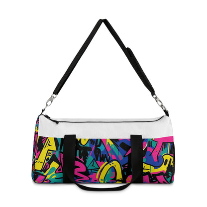 Neon Graffiti Duffel Bag