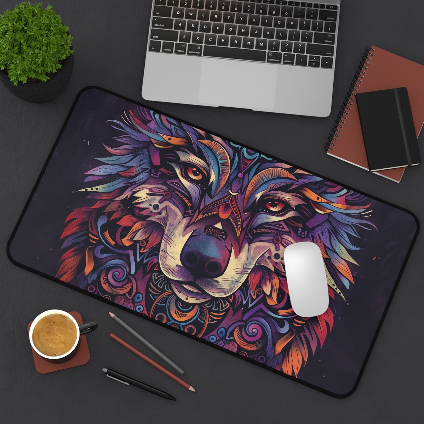 Neon Jungle Desk Mat: Elevate Your Workspace