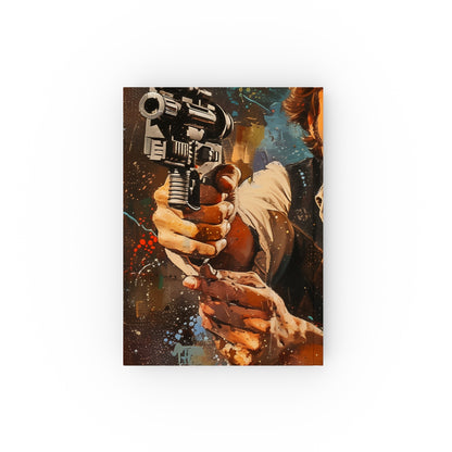 "Solo: A Smuggler's Journal - Han Solo themed journal for galactic adventurers. High-quality, versatile, and stylish. Makes a great gift!"