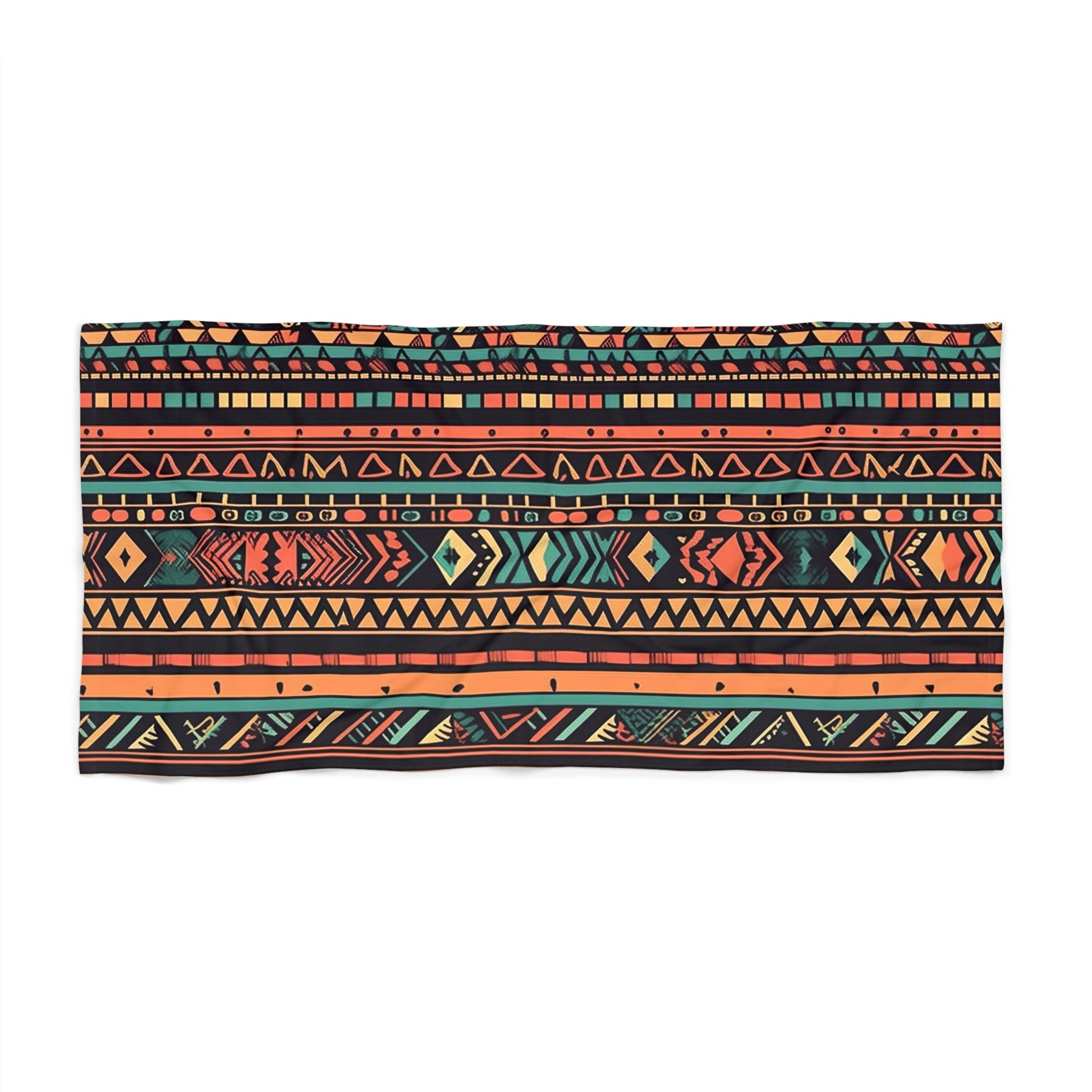 Shop our Aztec Summer Beach Towels for a stylish beach day look. These towels feature a vibrant Aztec pattern