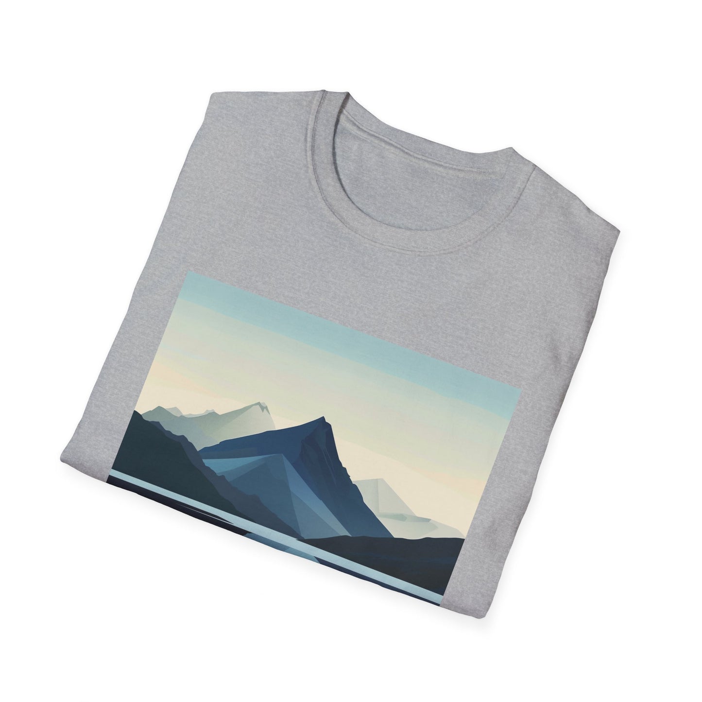 Mountain Shirts: Minimalist Landscape, Mountain Range & Silhouette