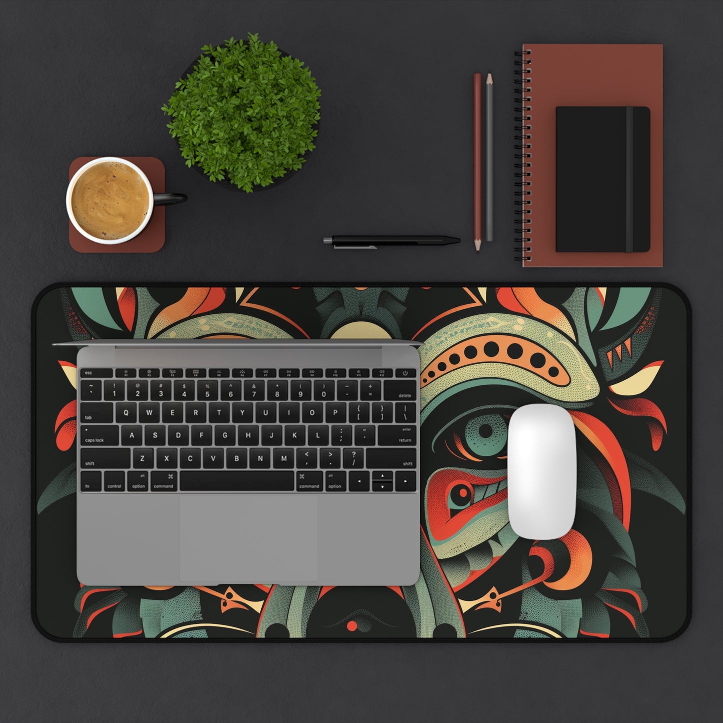 Neon Jungle Desk Mat: Elevate Your Workspace