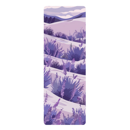 Lavender Fields Yoga Mat: Relax and Unwind