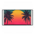 80s Retro Miami Neon Sunset — XL & XXL Desk Mat — Full Top-Down Artwork View