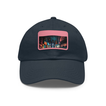 Times Square Nights Embroidered Baseball Cap