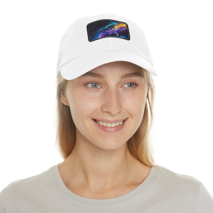 Neon Galaxy Snapback Cap