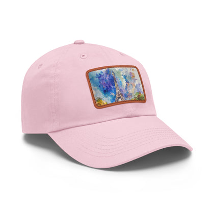 Eiffel Tower Dreams Watercolor Baseball Cap