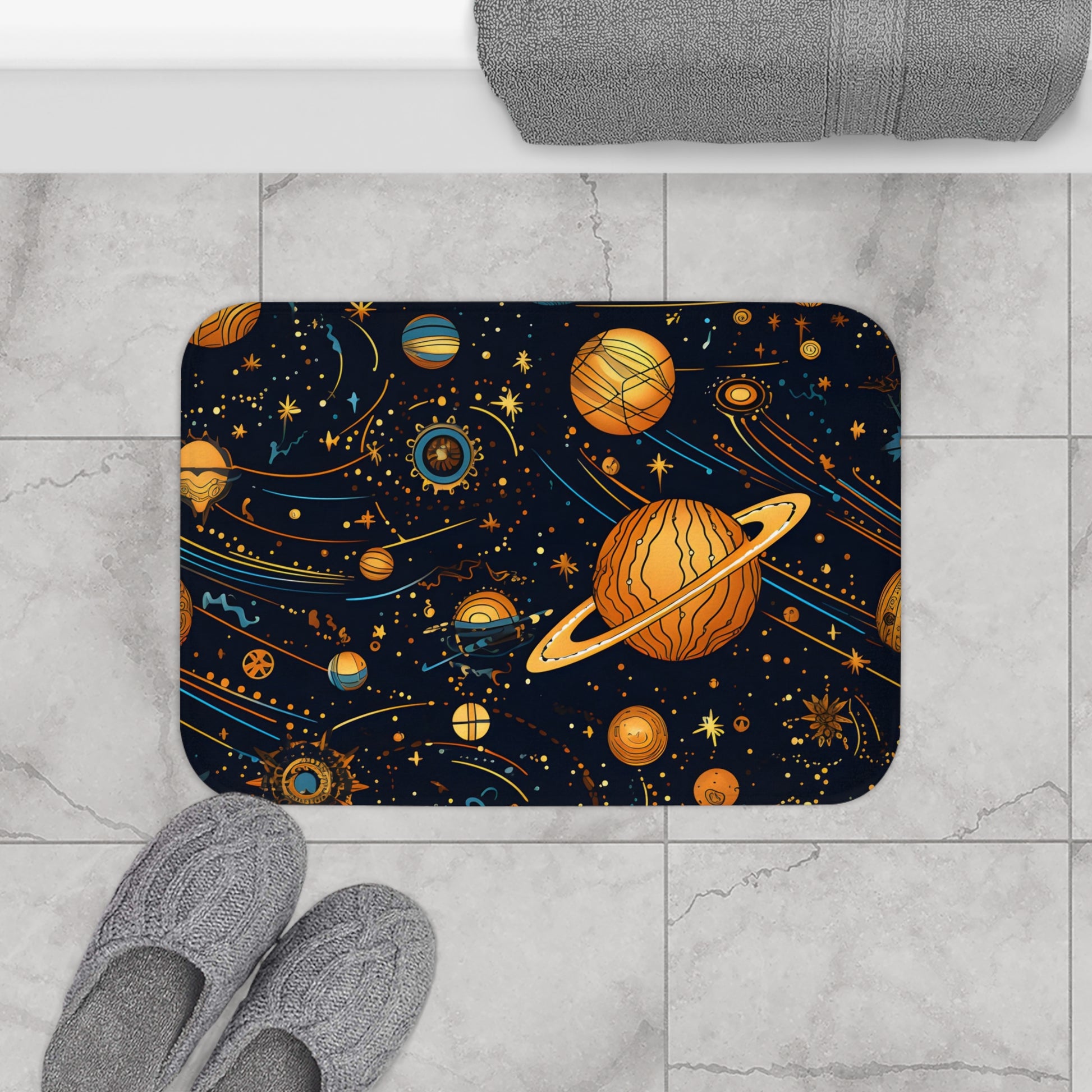 Celestial Dreamscape Bath Mat | Bath Mats | Bath, Bathroom, Home & Living, Indoor, Sublimation | Prints with Passion