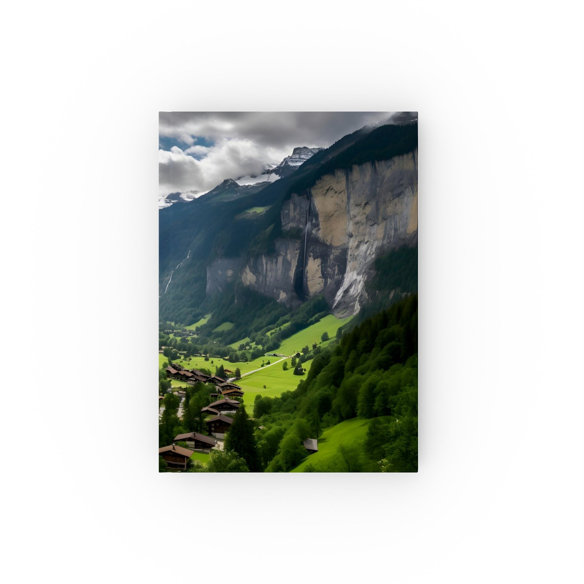 Lauterbrunnen Valley Views: Swiss Alps Journal - Capture your Alpine adventures with this stunning, high-quality journal. Perfect for all seasons!