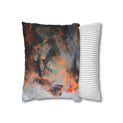 "Abstract Smoke Pillowcase - High-quality, stylish design perfect for all seasons, makes a great gift. Shop now!"