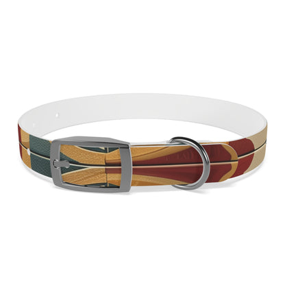 Tile Print Dog Collar: Handcrafted Chic Design