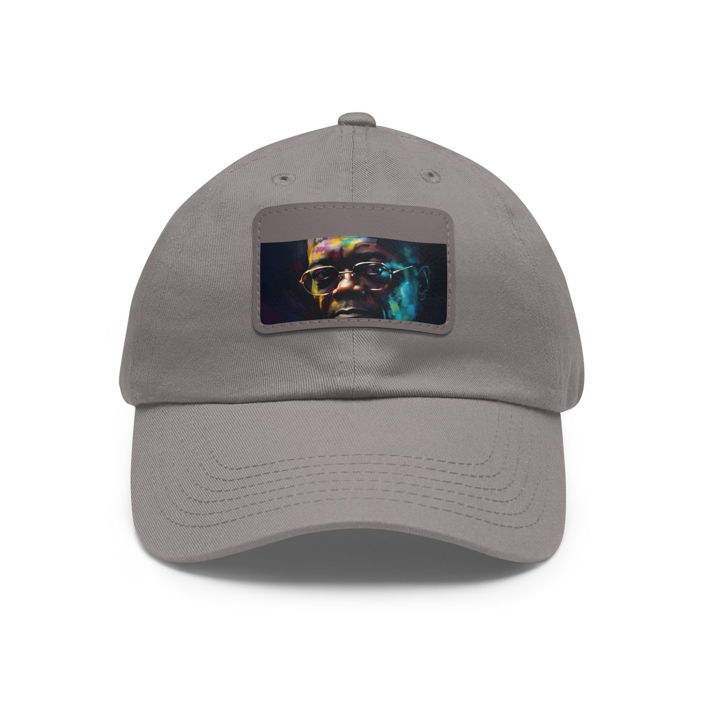 Neon Fusion: Samuel LJackson Watercolor Baseball Cap