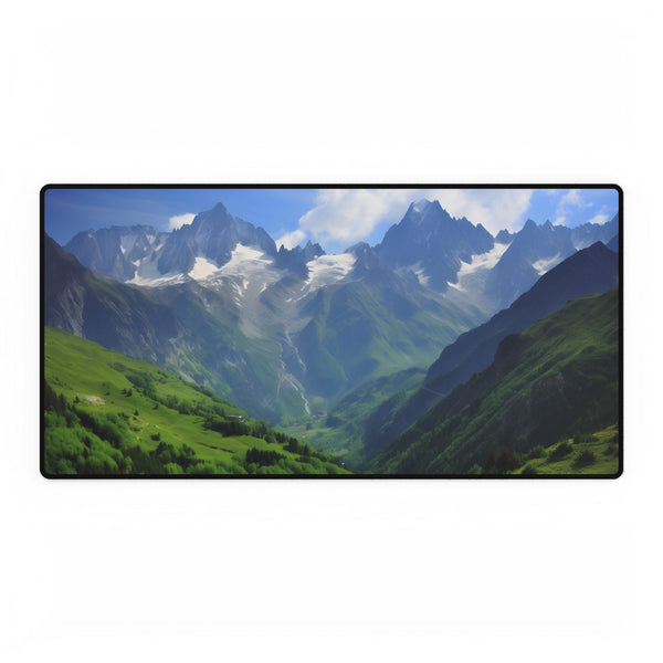 French Alps — XL & XXL Desk Mat — Full Top-Down Artwork View