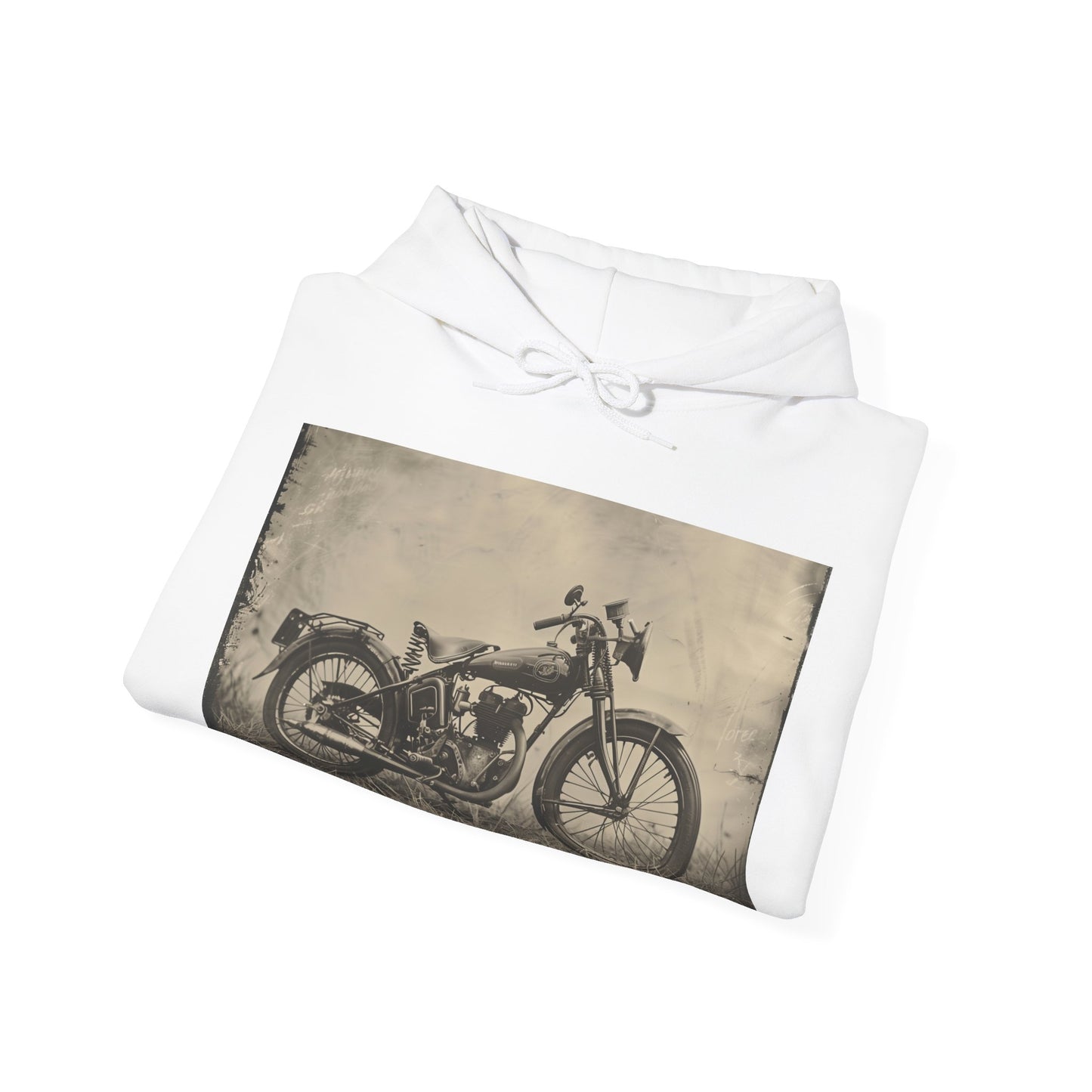 Timeless Trails: Capture the Spirit of Vintage Motorcycle Adventure in this Classic Moto Hoodie