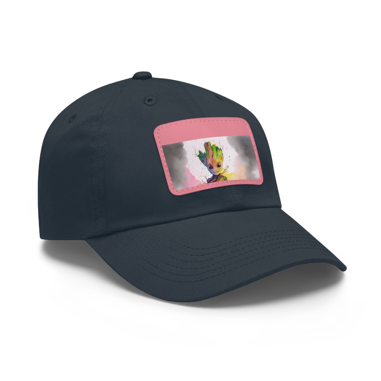 Neon Watercolor Baby Groot Baseball Cap