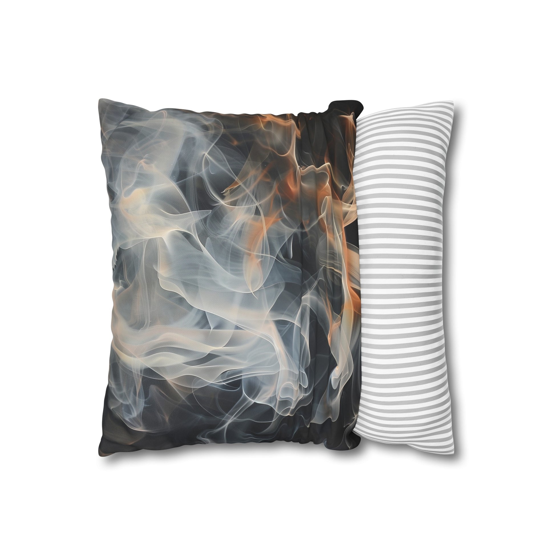 Abstract Smoke & Mirrors Pillowcase - High-quality, stylish, perfect for all seasons. Bring mystery and artistry to your sleep space. Great gift idea!