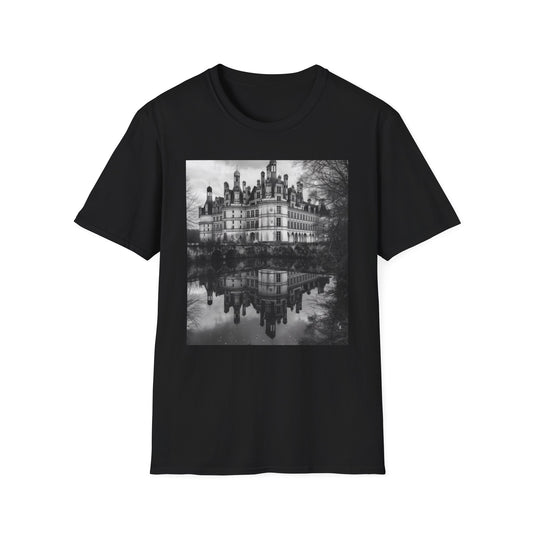 Majestic Tapestry: The Enchanting Allure of Chambord | T-Shirt | Castle, Chambord, France, History, Loire Valley, Luxury, Renaissance, Royalty, Vineyard, Wine | Prints with Passion