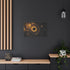 Golden Gears Orbiting Black Sun — Canvas Wall Art — Product Detail View 8