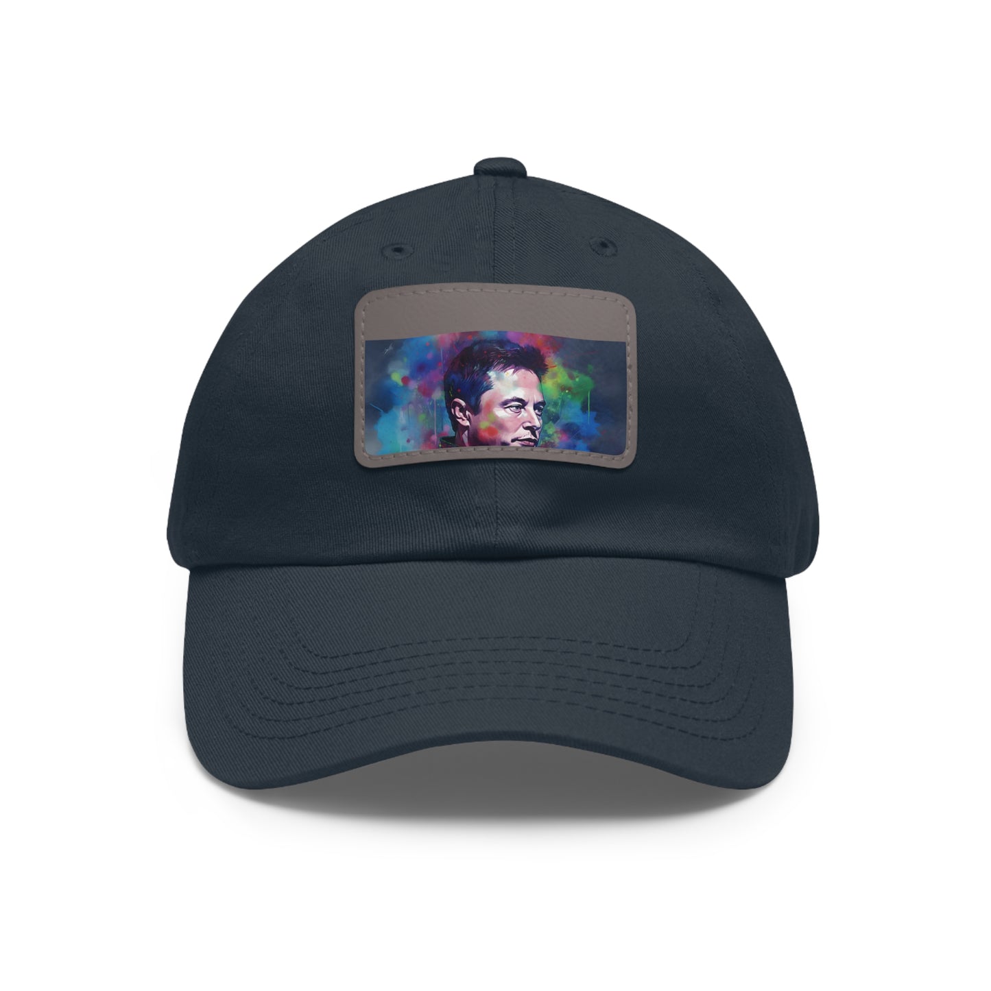 Neon Dreams: Elon Musk Watercolor Baseball Cap