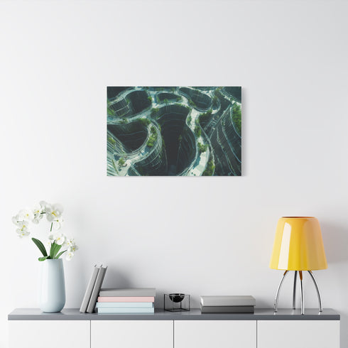 Glass Maze Growing Through Skyscrapers (Edition II) — Canvas Wall Art — Product Detail View 7