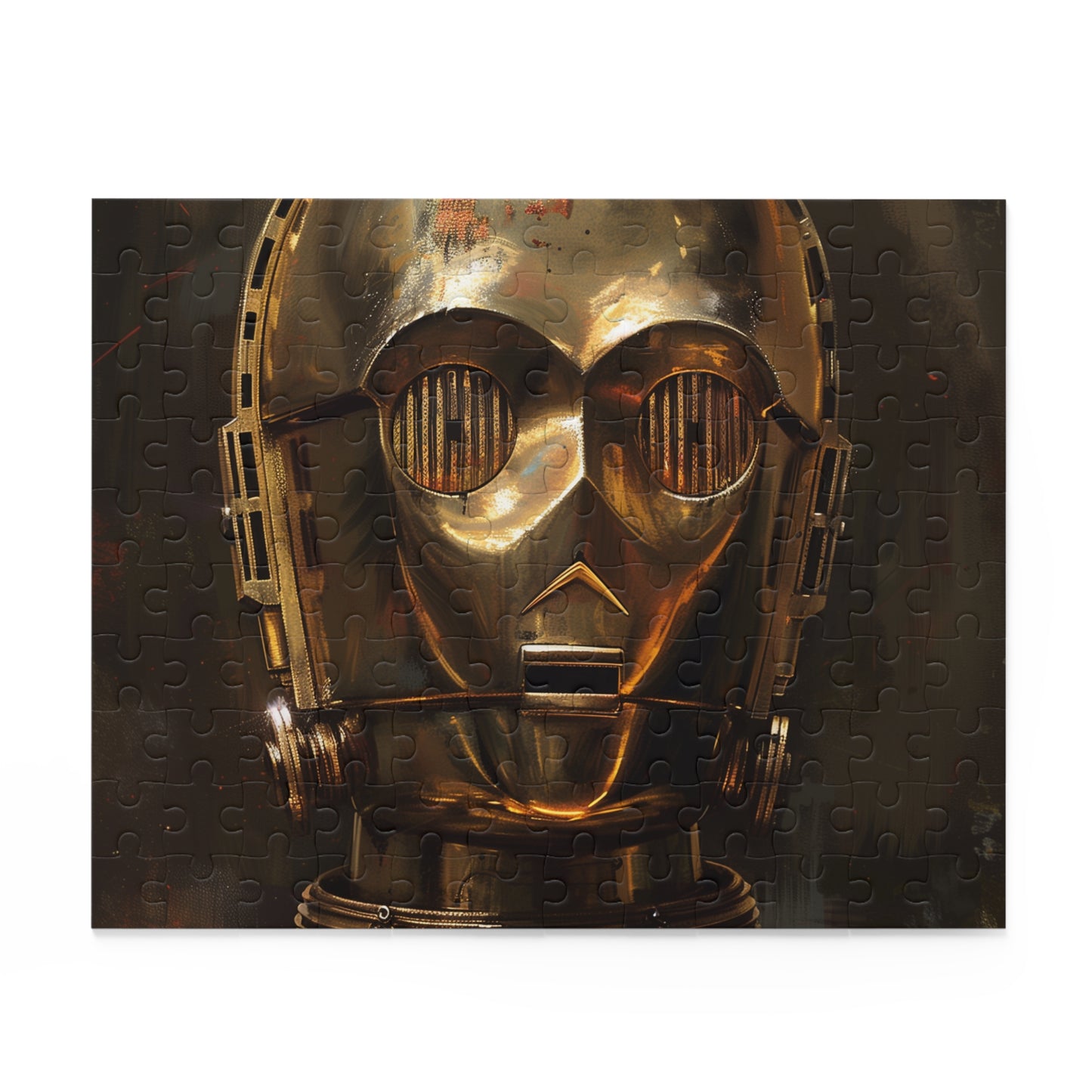 Challenging C-3PO Star Wars jigsaw puzzle with detailed artwork and high-quality pieces for fans of the iconic droid.