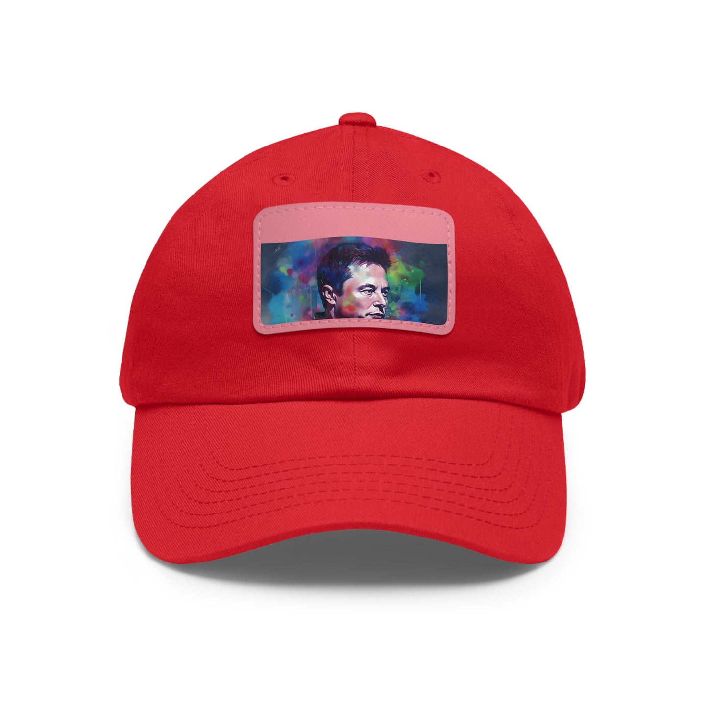 Neon Dreams: Elon Musk Watercolor Baseball Cap