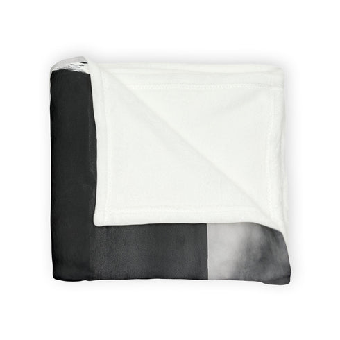 Echoes of Light Around Temple Monolith Plush Fleece Throw Blanket