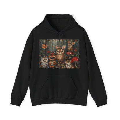 Whisper of the Wild: A Woodland Creatures Fable Hoodie | Hoodies | DTG, Hoodies, Men's Clothing, Regular fit, Unisex, Women's Clothing | Prints with Passion